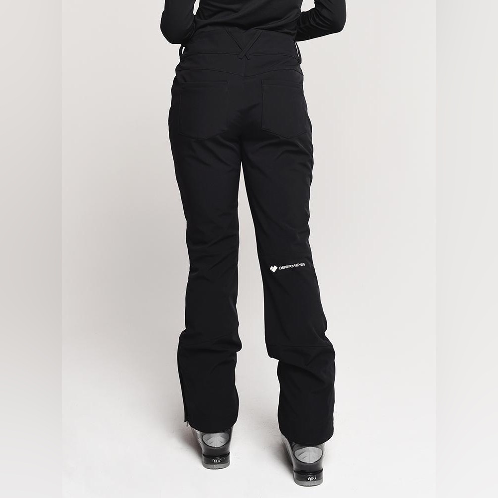 Obermeyer Women’s Bandera Ski Snow Pant Black White - Picture 3 of 14